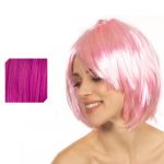 LABOR PARRUCCA POLIESTERE COLORE FUXIA Y777F