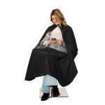 LABOR MANTELLA TAGLIO WINDOW POLYESTERE PVC COLORE NERO A032