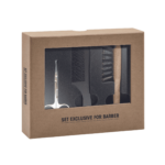 XANITALIA BARBER PRO SET GROOMING MUSTACHE FORBICINA NASO + PETTINE BARBA + SPAZZOLA BARBA 401.545