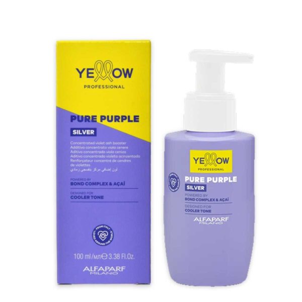 ALFAPARF YELLOW SILVER PURE PURPLE ANTIGIALLO PER BIONDI FREDDI E GRIGI 100ML
