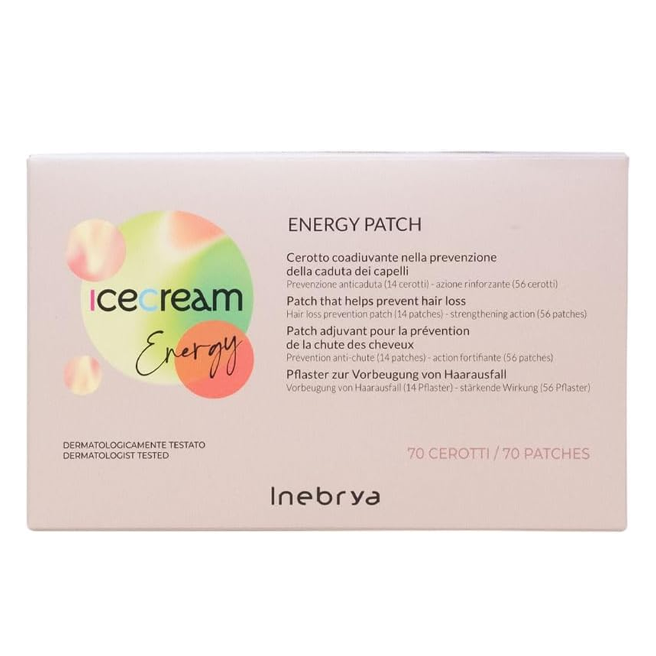 800827726353320-200002010687 INEBRYA ICE CREAM ENERGY CEROTTO COADIUVANTE NELLA PREVENZIONE DELLA CADUTA DEI CAPELLI. PREVENZIONE ANTICADUTA (14CEROTTI) - AZIONE RINFORZANTE E STIMOLANTE (56 CEROTTI) KIT - immagine 1