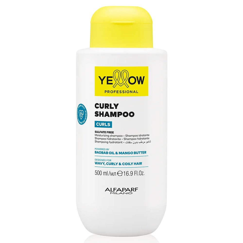 sha alf ricci ALFAPARF YELLOW CURLS CURLY SHAMPOO 500ML - immagine 1